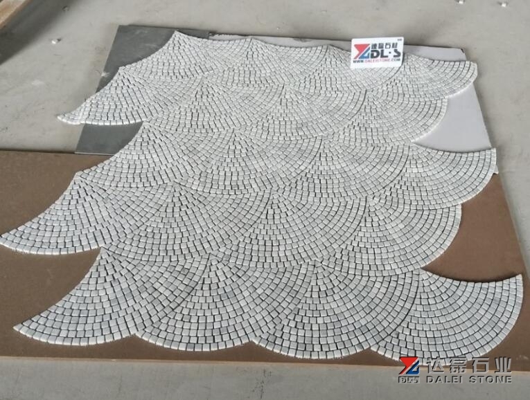 Carrara White Mosaic Tiles Polished