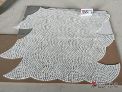 Carrara White Mosaic Tiles Polished