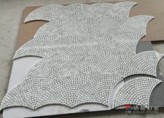 Carrara White Mosaic Tiles Polished