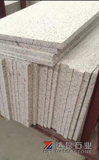 Red Granite G562 Tiles Bush hammered Finish Way