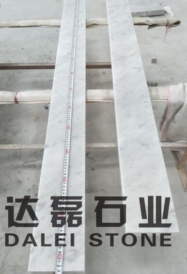 Carrara White Marble Tiles Polished and Honed