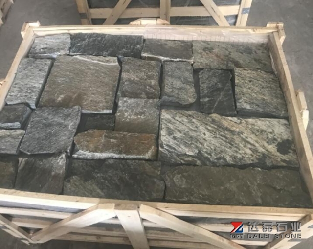 Black Loose Stone Wall Cladding Dalei Stone