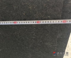 Angola Black Granite Small Slabs Saw Cutting And Waterjet Finish Way