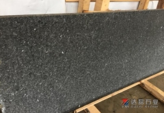 Angola Black Granite Small Slabs Saw Cutting And Waterjet Finish Way