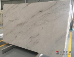China Local White Marble Big Slabs Grey Veins
