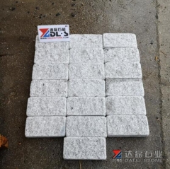 G623 Grey Granite Cube Stone Tumble 5 sides Finish Way