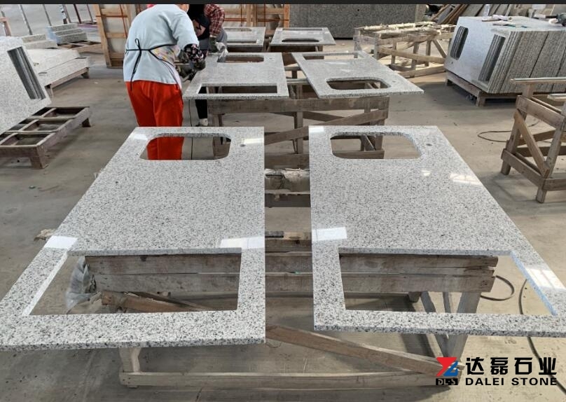 New G655 Granite Grey Color Countertops Bianco Wholesale Dalei Stone