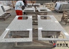 New G655 Granite Grey Color Countertops Bianco Wholesale Dalei Stone