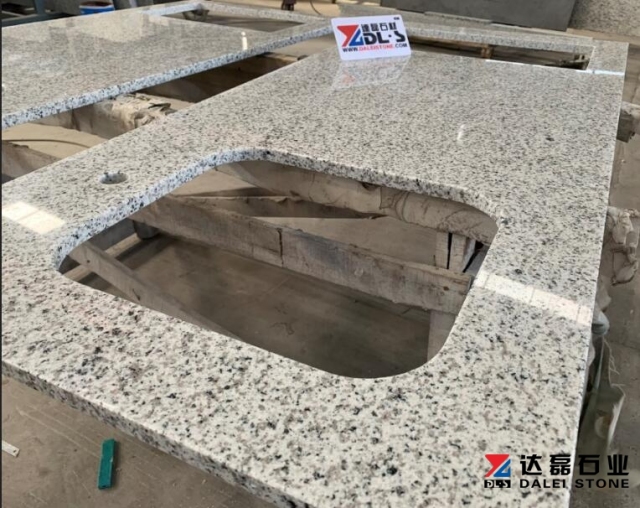 New G655 Granite Grey Color Countertops Bianco Wholesale Dalei Stone