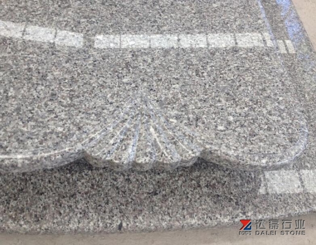 Swan Blue Granite Tombstone Wholesale Dalei Stone