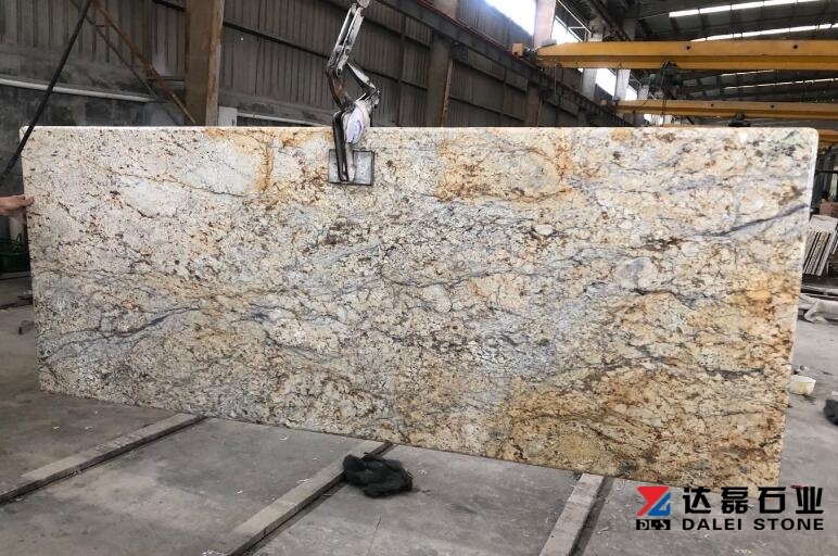 Dalei Stone Wholesale Golden Crystal Granite Countertops From China