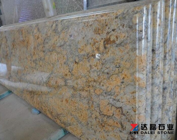 Dalei Stone Wholesale Golden Crystal Granite Countertops From China
