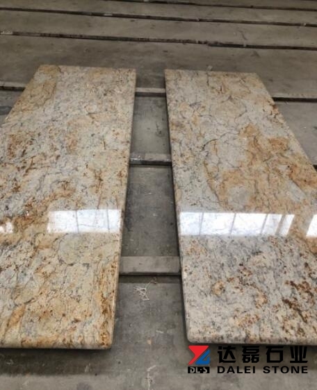 Dalei Stone Wholesale Golden Crystal Granite Countertops From China
