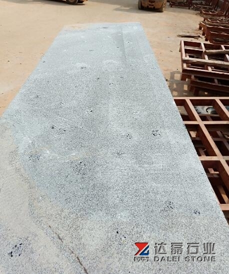 Blue Basalt Tiles Saw Cutting Black Basalt Cat Paws