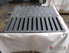 Original G654 Swimming Coping Tiles Flamed One Long Bullnose Flamed