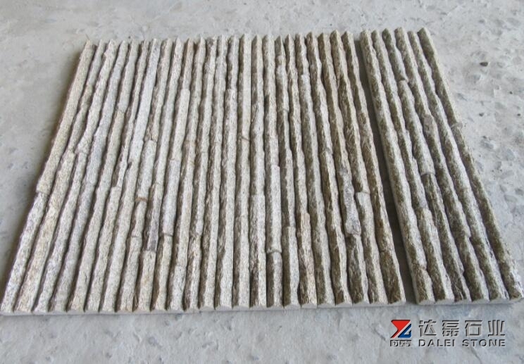 Yellow Rusty Slat Tiles Culture Stone Wholesale