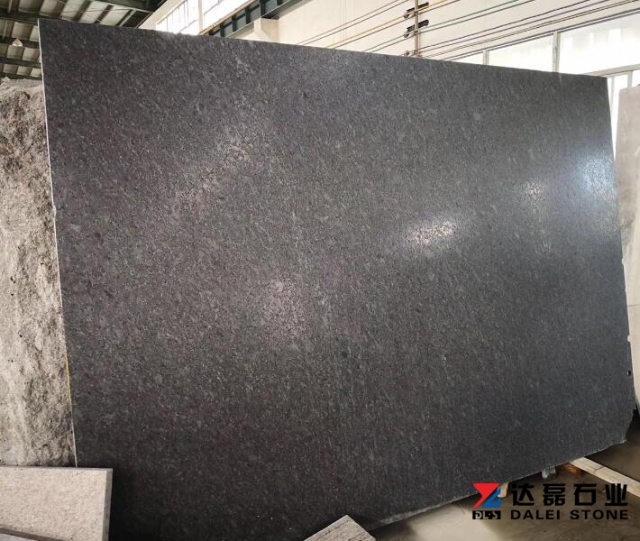 Steel Grey Granite Polished Countertops Tiles Slabs Wholesale Dalei Stone