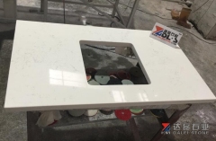 Carrara White Artificial Stone Engineer Stone Slabs