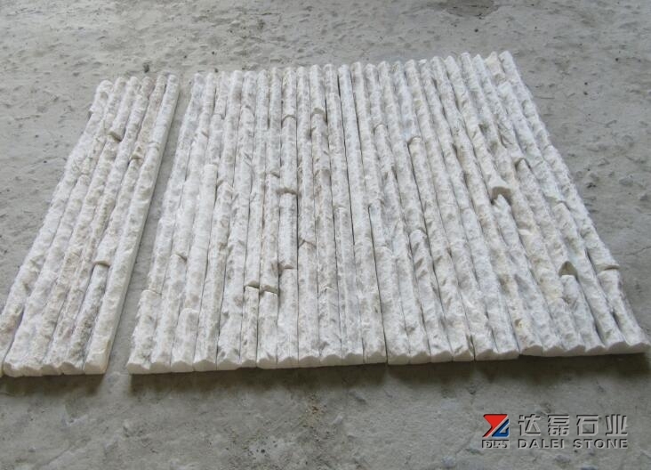Yellowish White quartz waterfall Panel