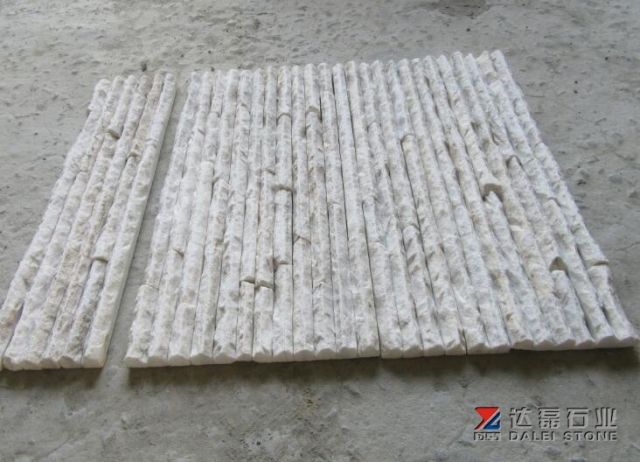 Yellowish White quartz waterfall Panel