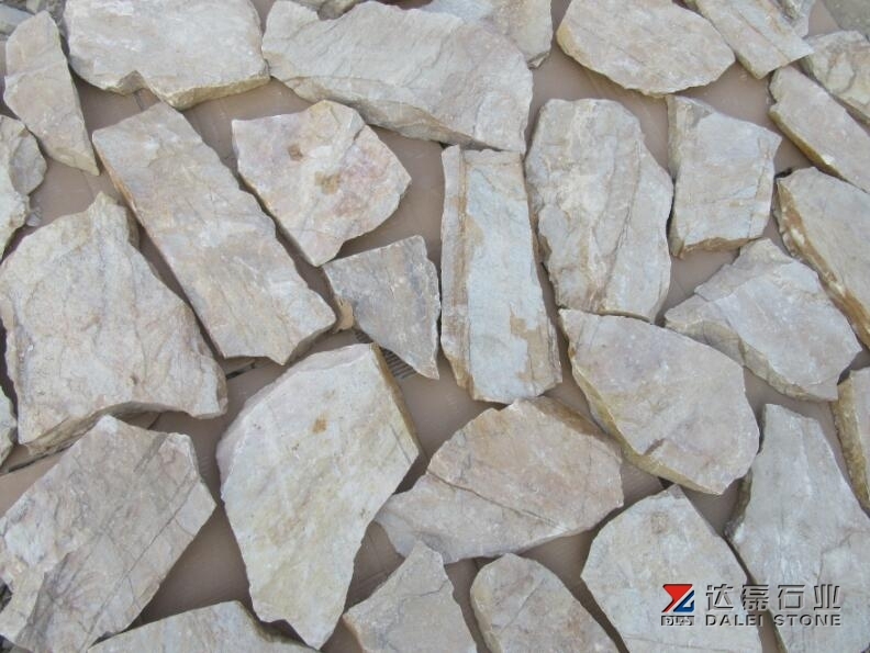Crazy Yellow Panels Loose Stone Cladding