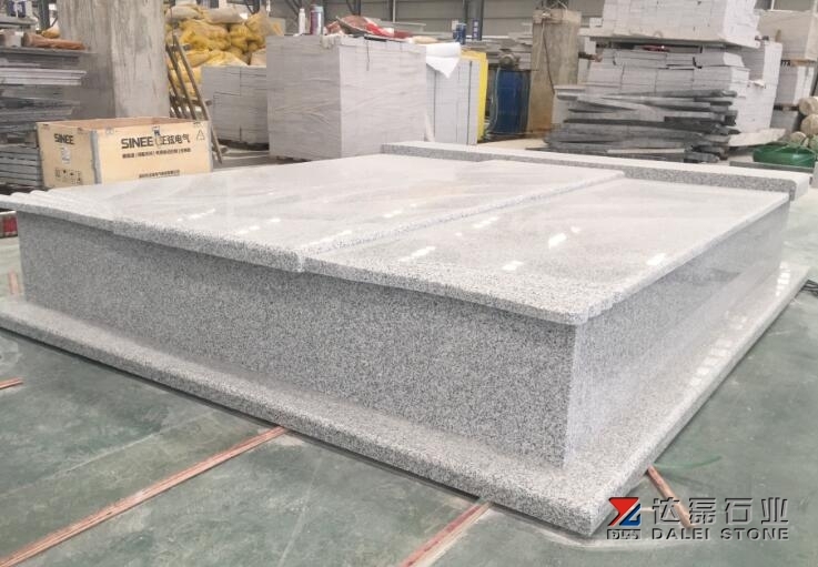 Grey Granite G603 Tombstone Monument Tombstone Headstone to Romania Market