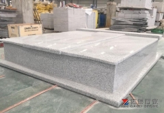 Grey Granite G603 Tombstone Monument Tombstone Headstone to Romania Market