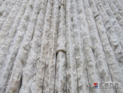 Yellowish White quartz waterfall Panel