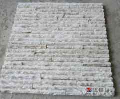 Yellowish White quartz waterfall Panel
