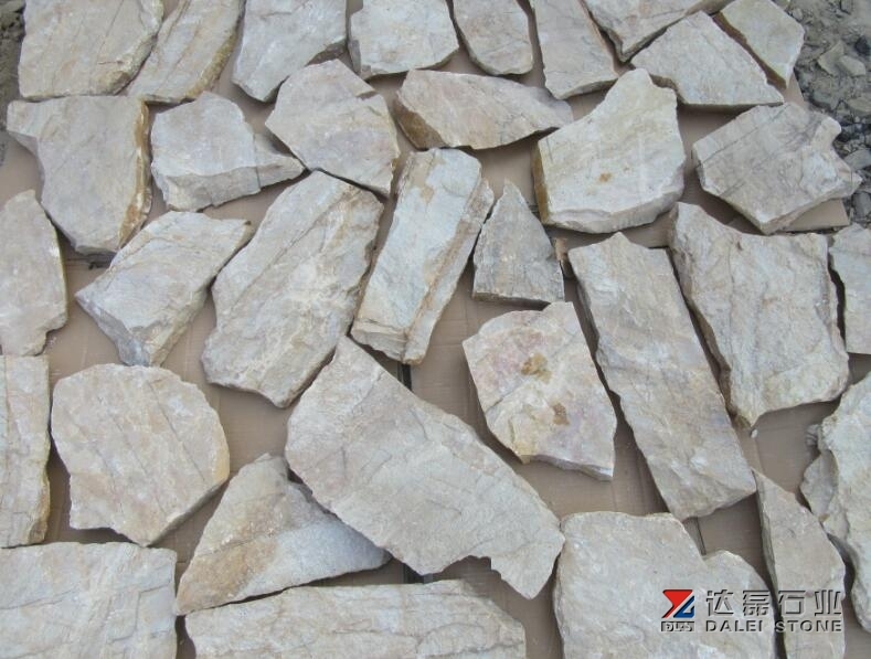 Crazy Yellow Panels Loose Stone Cladding