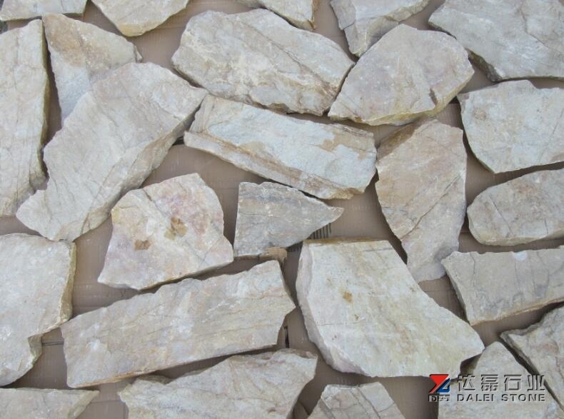Crazy Yellow Panels Loose Stone Cladding