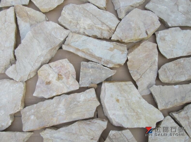 Crazy Yellow Panels Loose Stone Cladding
