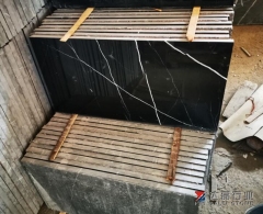 Black Marble Nero Marquina Marble Tiles With White Lines