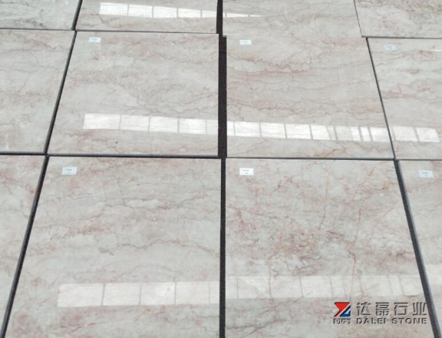 Pink Color Marble Tiles Polished Marble Wholesale
