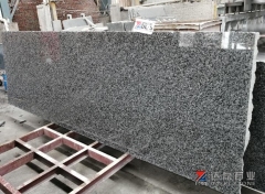 Beautiful Green Color Dark Grey Color Granite Like Ice Veins Polished
