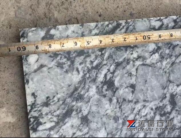 China Spray White Granite Tiles Polished