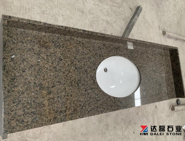Tropic Brown Granite Countertops With Sinks
