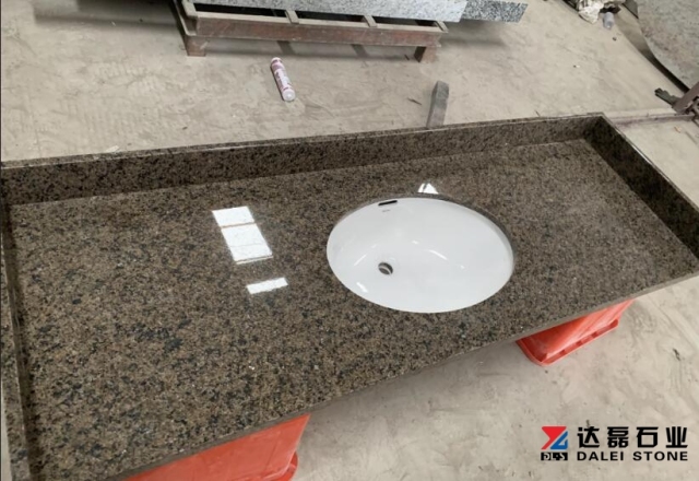 Tropic Brown Granite Countertops With Sinks