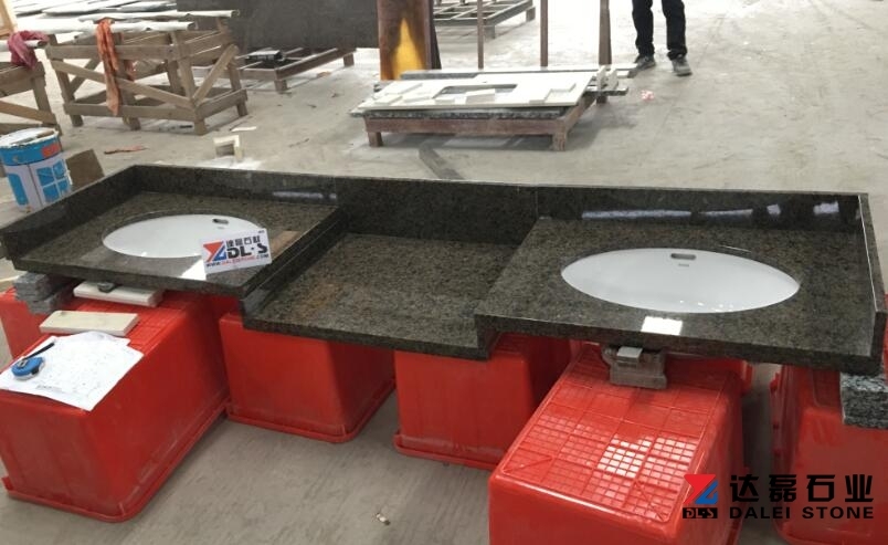 Tropic Brown Granite Countertops With Sinks