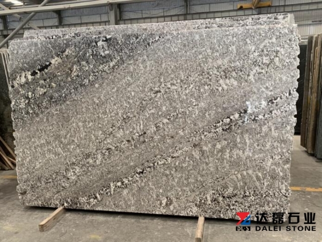 Classical White Sesame Granite Big Slabs Countertops