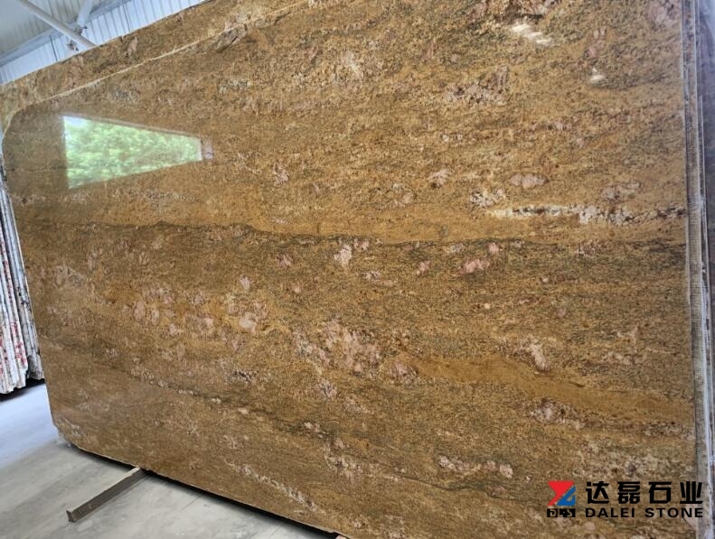 Imperial Gold Granite Big Slabs Granite Countertops Polished