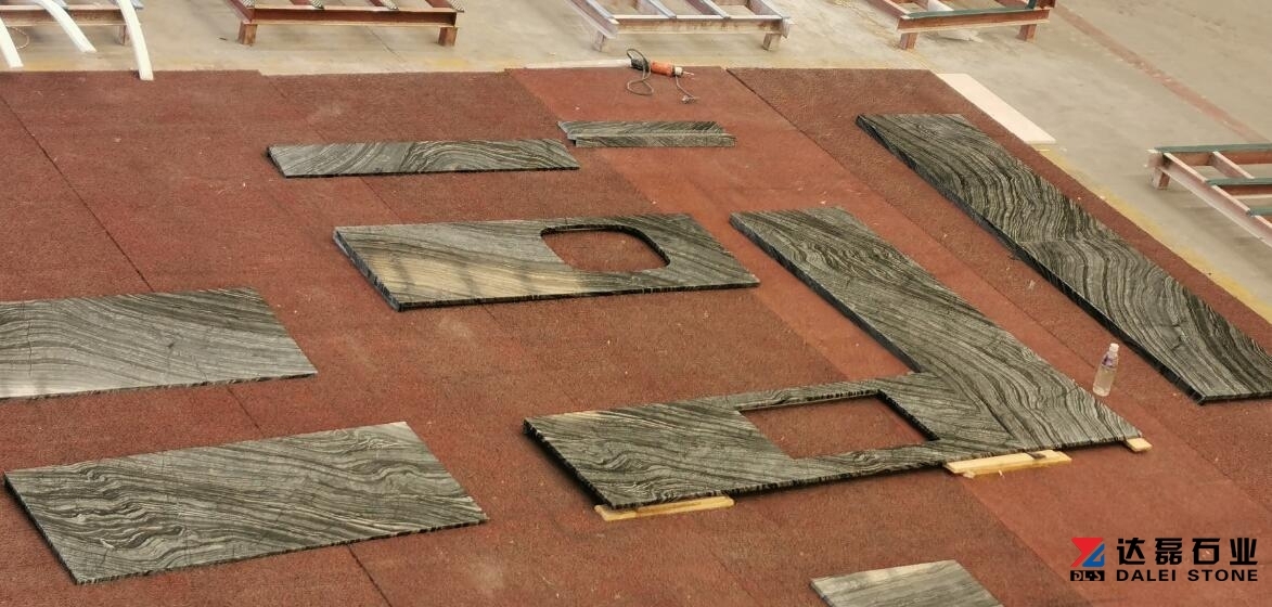 Ancient Wood Marble Countertops Classical Color Online Selling