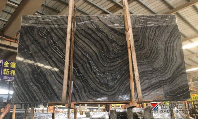 Ancient Wood Marble Big Slabs On Sale Xiamen Dalei Stone