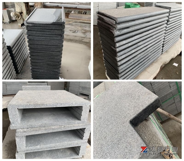 Original G654 Granite Swimming Pool Coping Tiles Honed Flamed