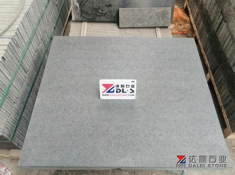 New G684 Flamed Tiles Black Basalt Tiles Flamed