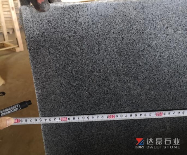 G654 Polished Small Slabs Padang Dark Slabs Dalei Stone