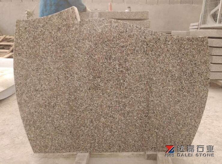 Lotus Flower Headstone Polished Wulian Flower Monument
