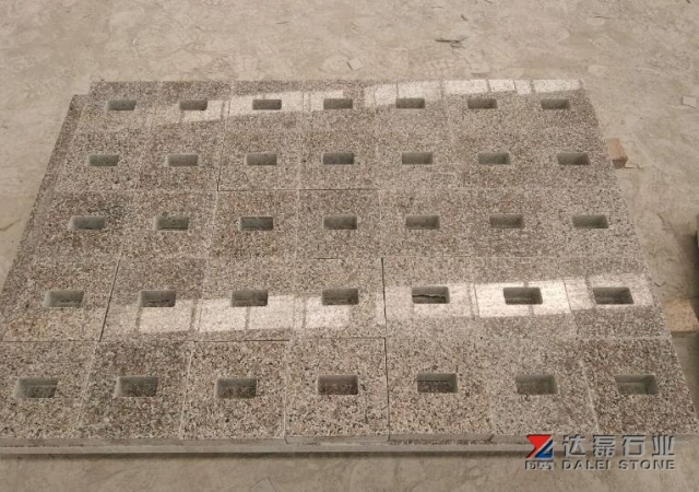 Lotus Flower Headstone Polished Wulian Flower Monument