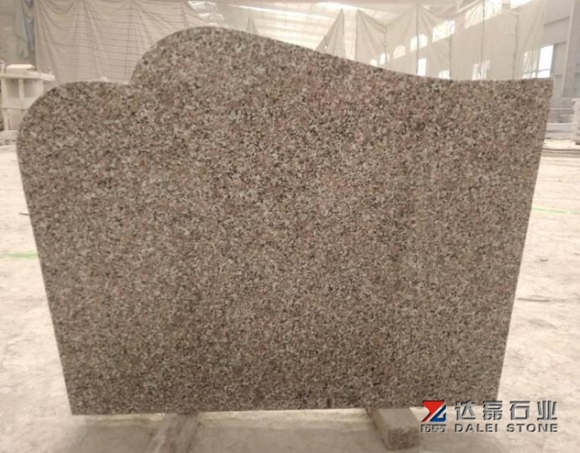 Lotus Flower Headstone Polished Wulian Flower Monument