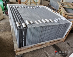 Black Basalt Hainan Basalt Blue Basalt Honed Finish Way Basalt Paving